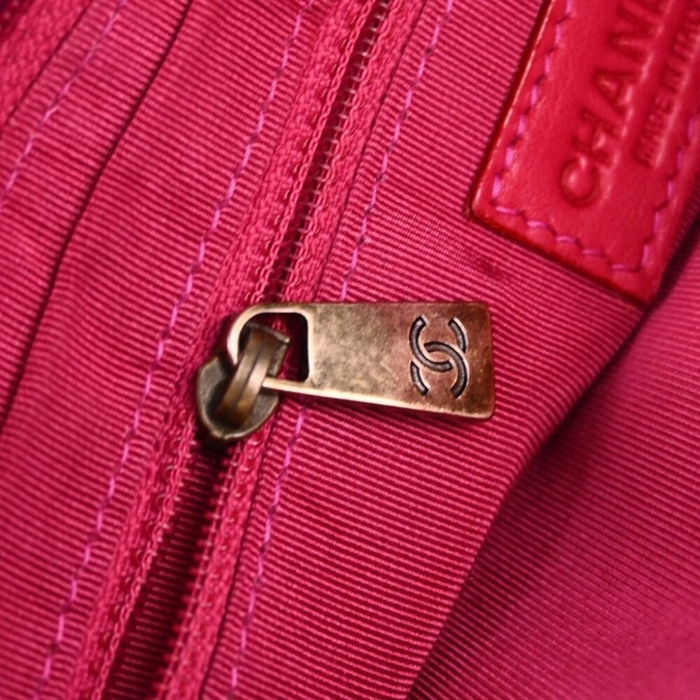 Chanel Pink Fur Chain Shoulder Bag 143554 - Picture 5 of 11